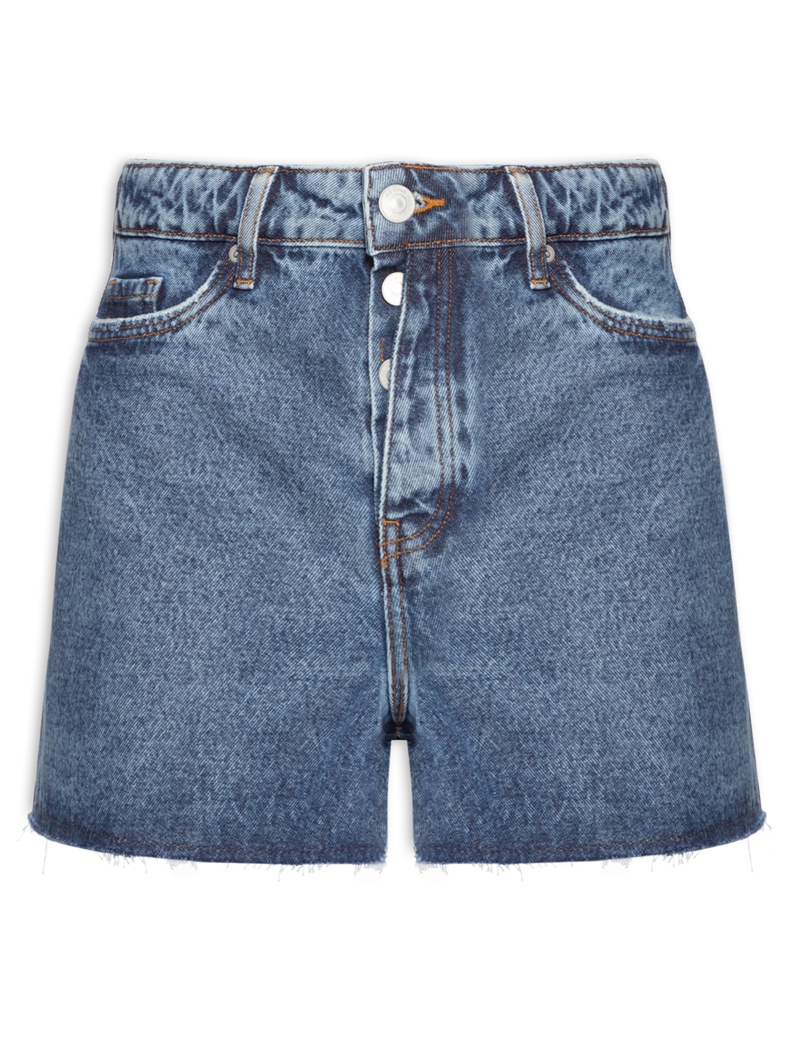 Short Feminino Azul Hering