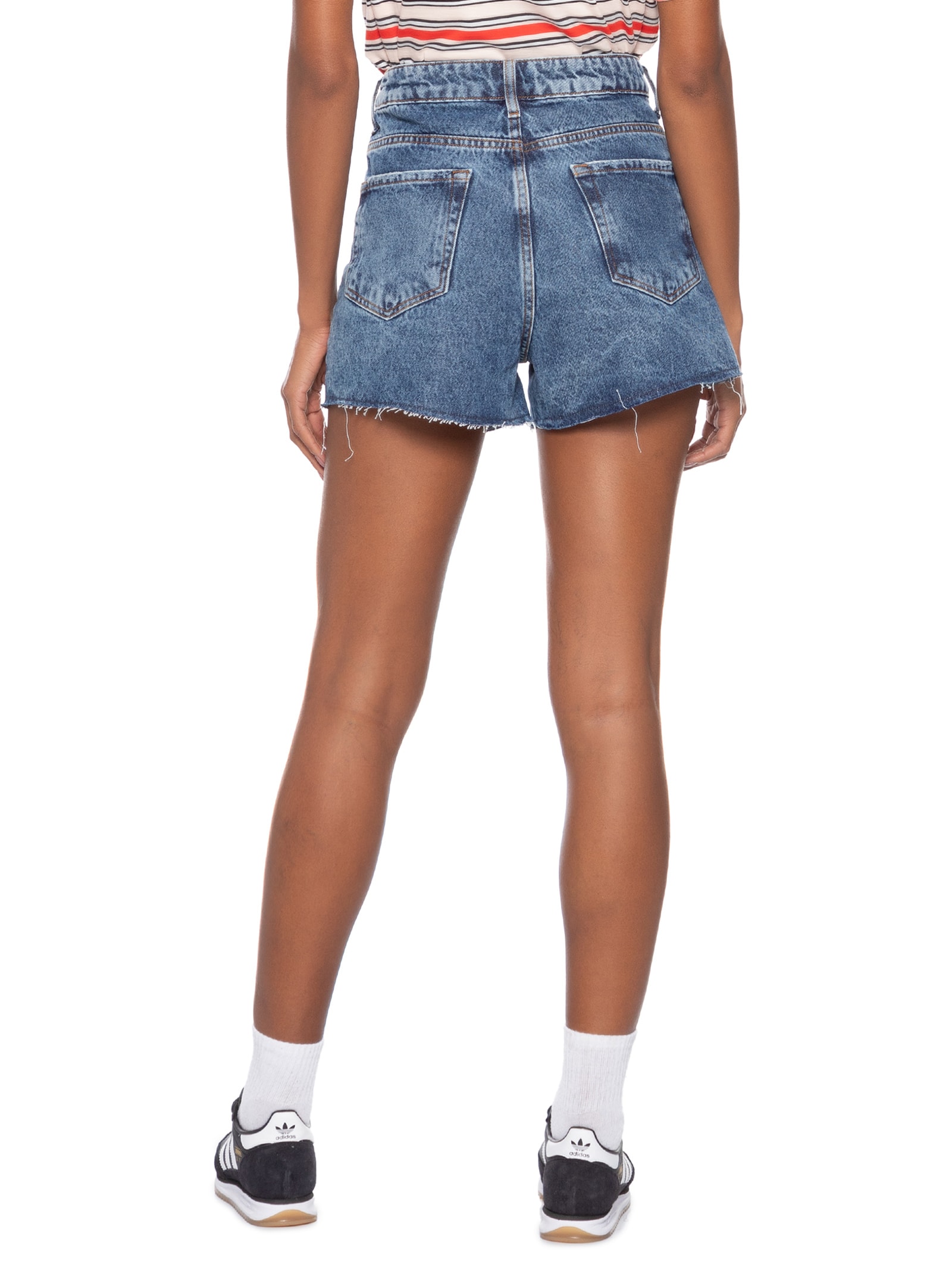 Short Feminino Azul Hering