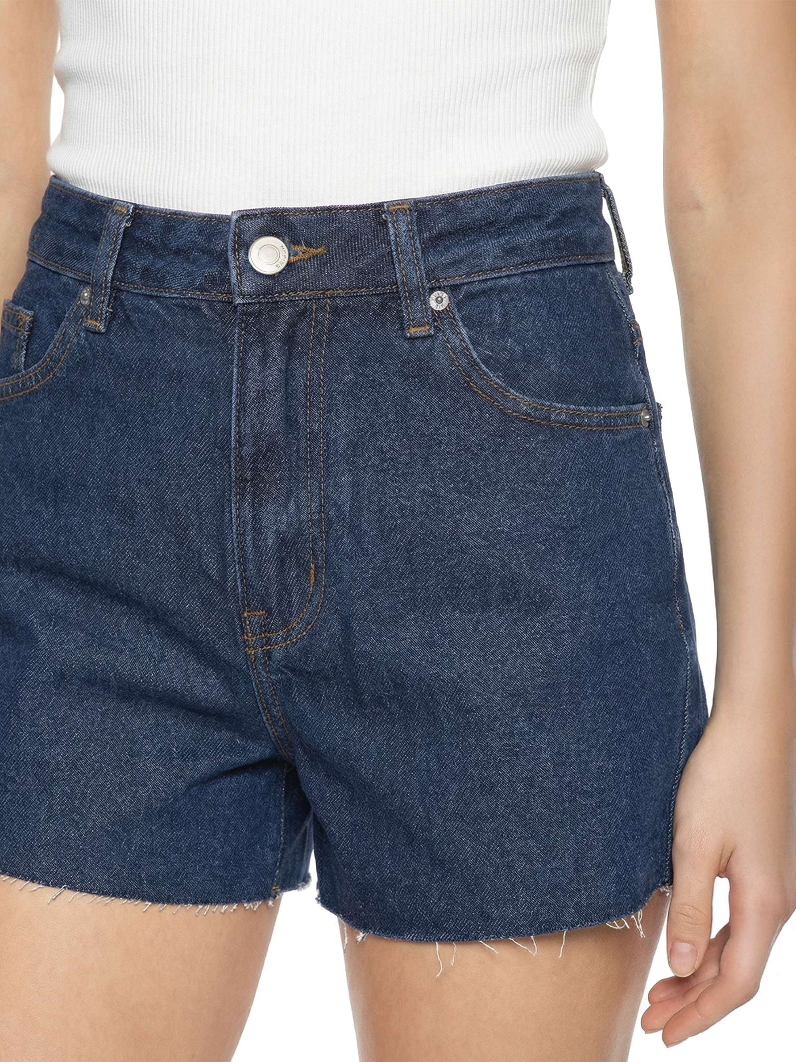 Short Feminino Azul Hering