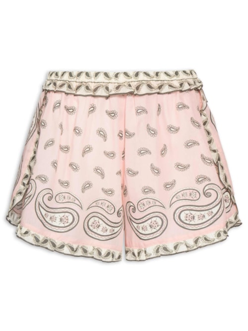 Short Feminino Bandana Jardim - Rosa