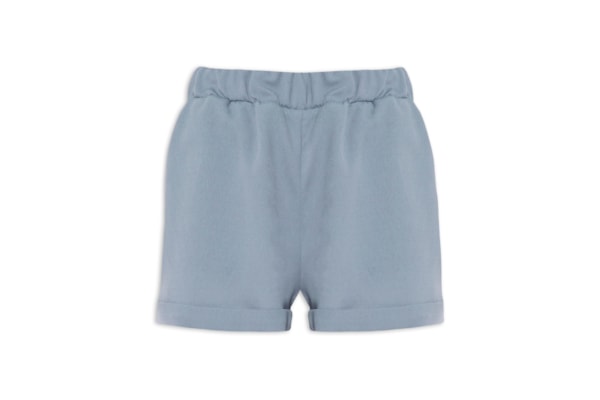 Short Feminino Barra Italiana Com Bolso - Azul