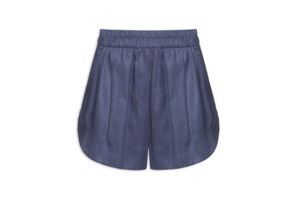 Short Feminino Basic Denim - Azul