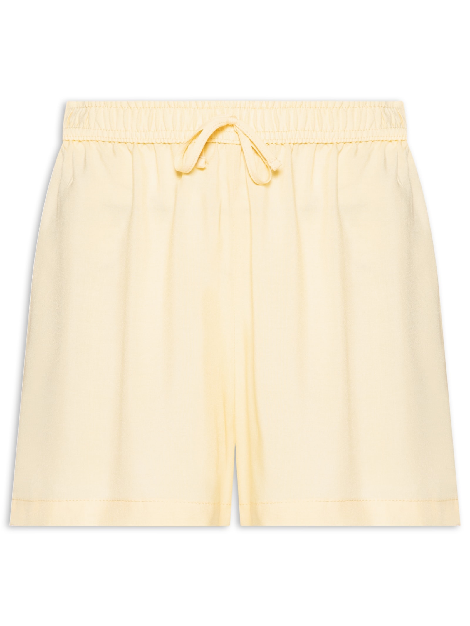 Short Feminino Básico Comfy Amarelo Basiq