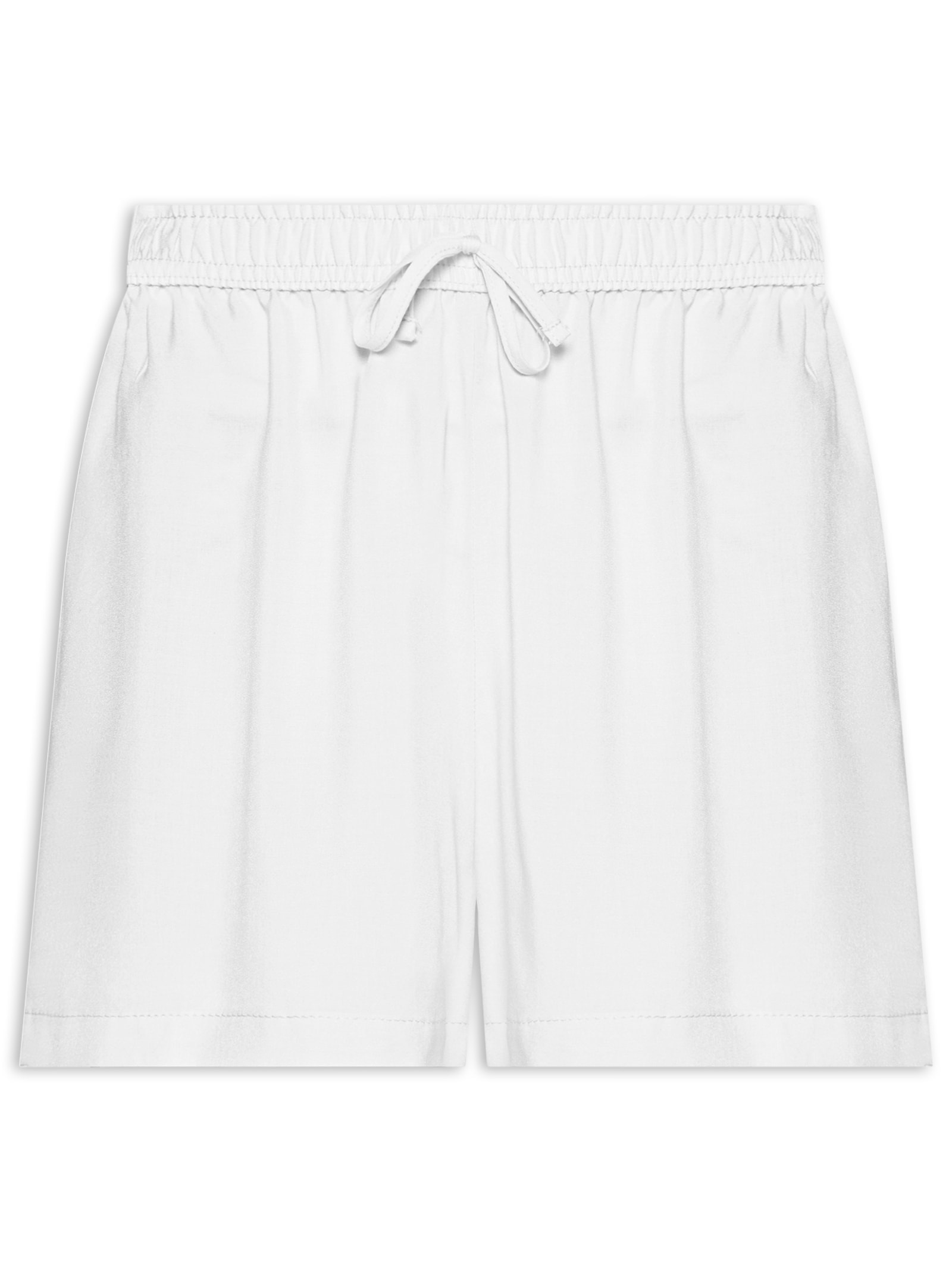 Short Feminino Básico Comfy Branco Basiq