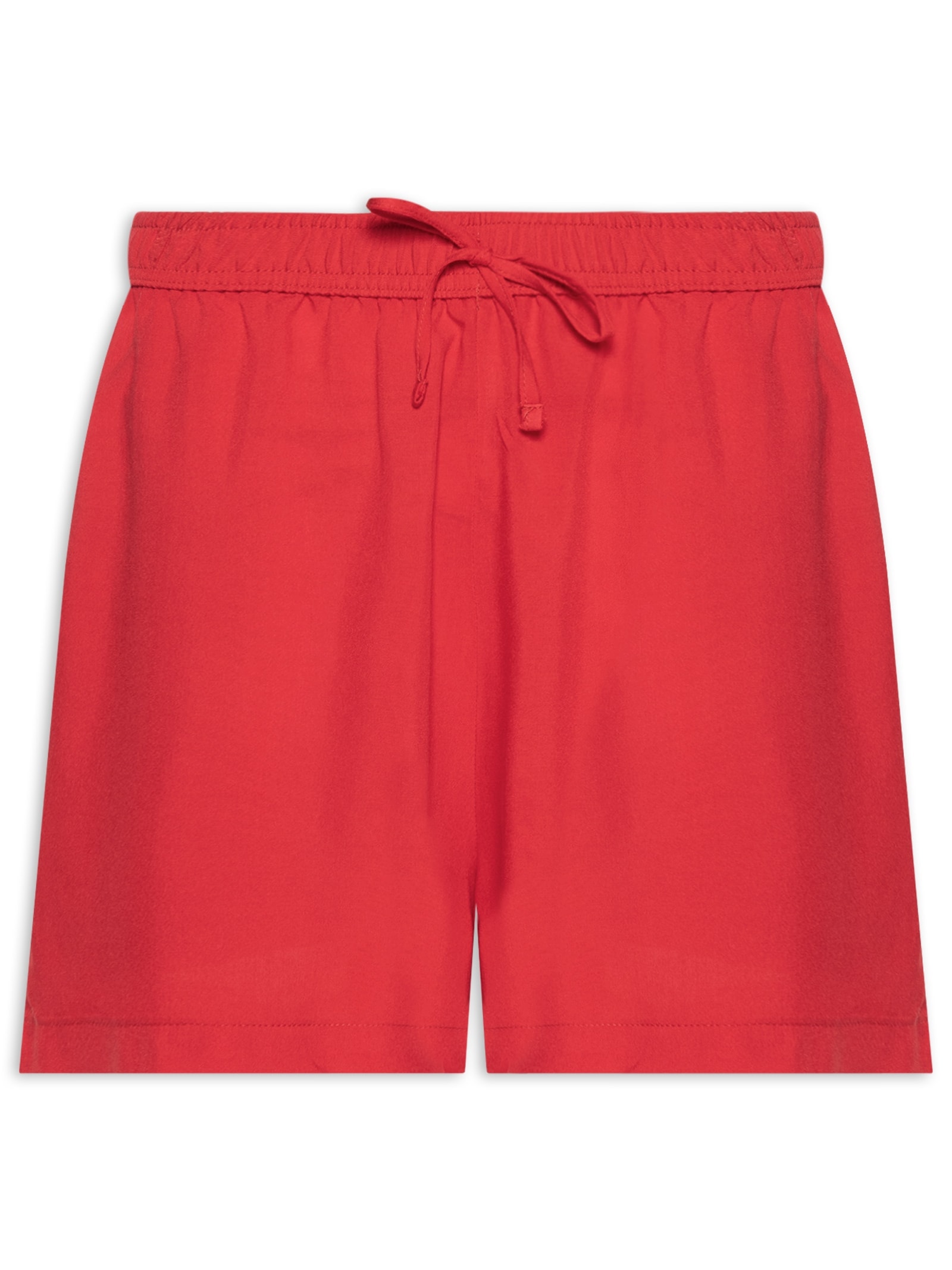 Short Feminino Básico Comfy Vermelho Basiq