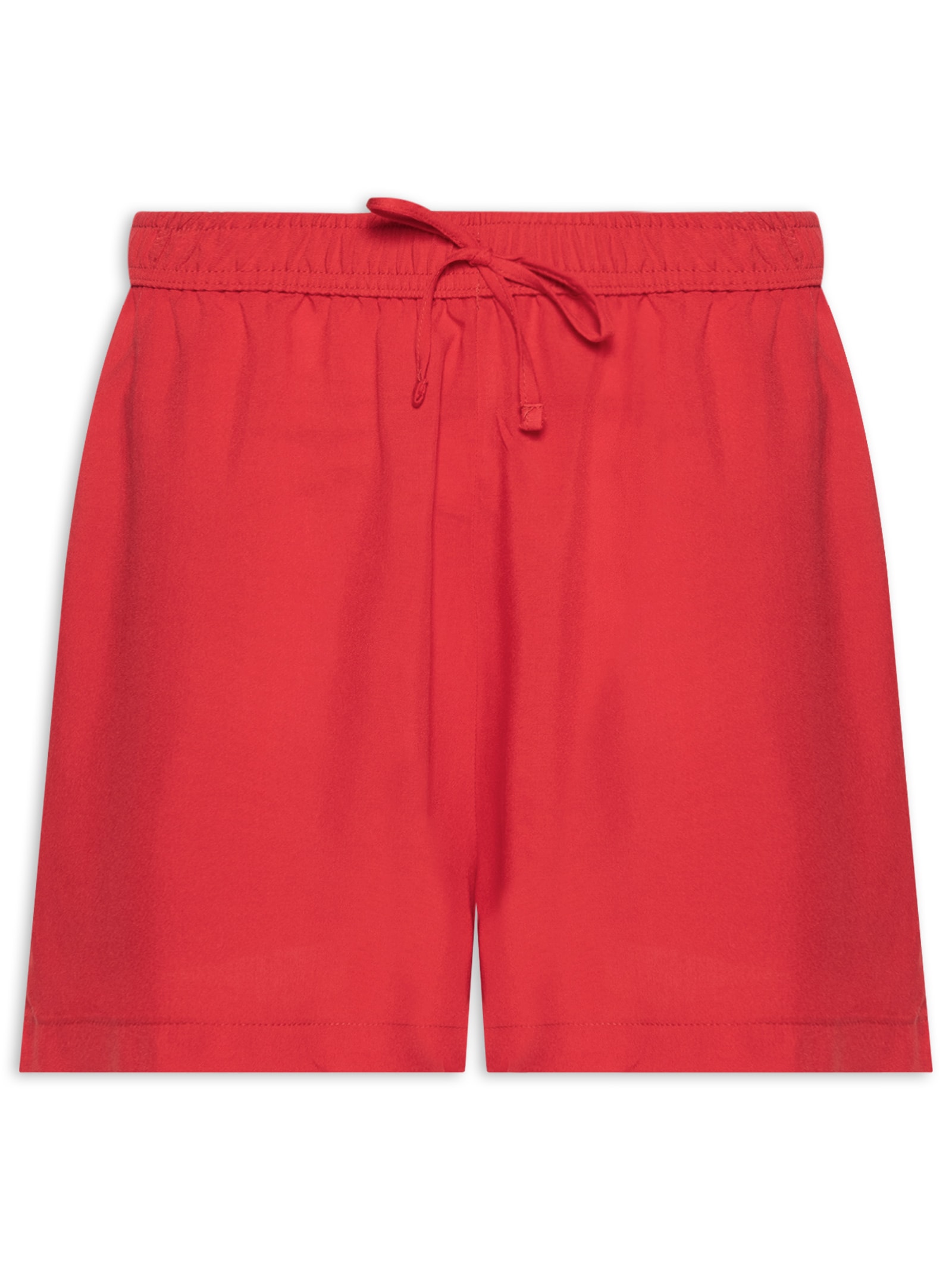 Short Feminino Básico Comfy Vermelho Basiq