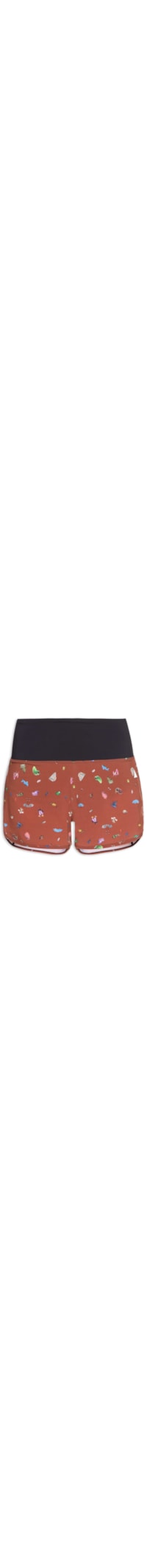 Short Feminino Basics Estampado Bugs - Marrom