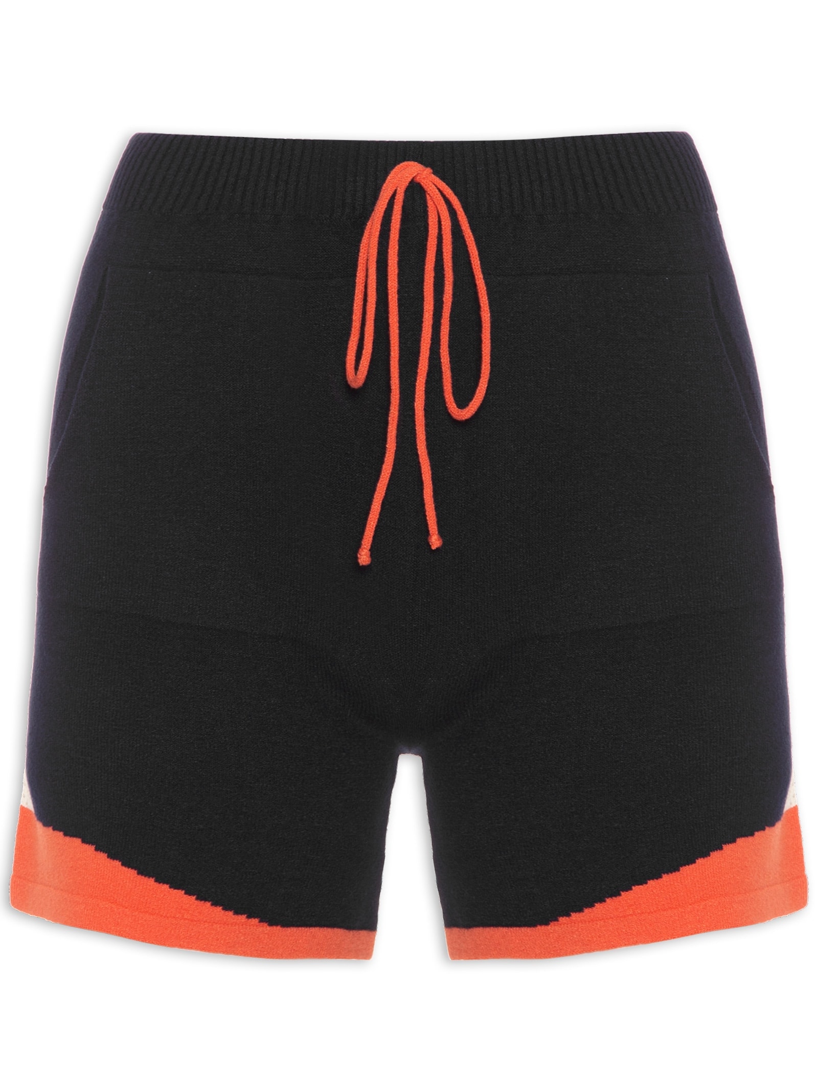 Market 33 - Short Bicolor Tricot - Vermelho