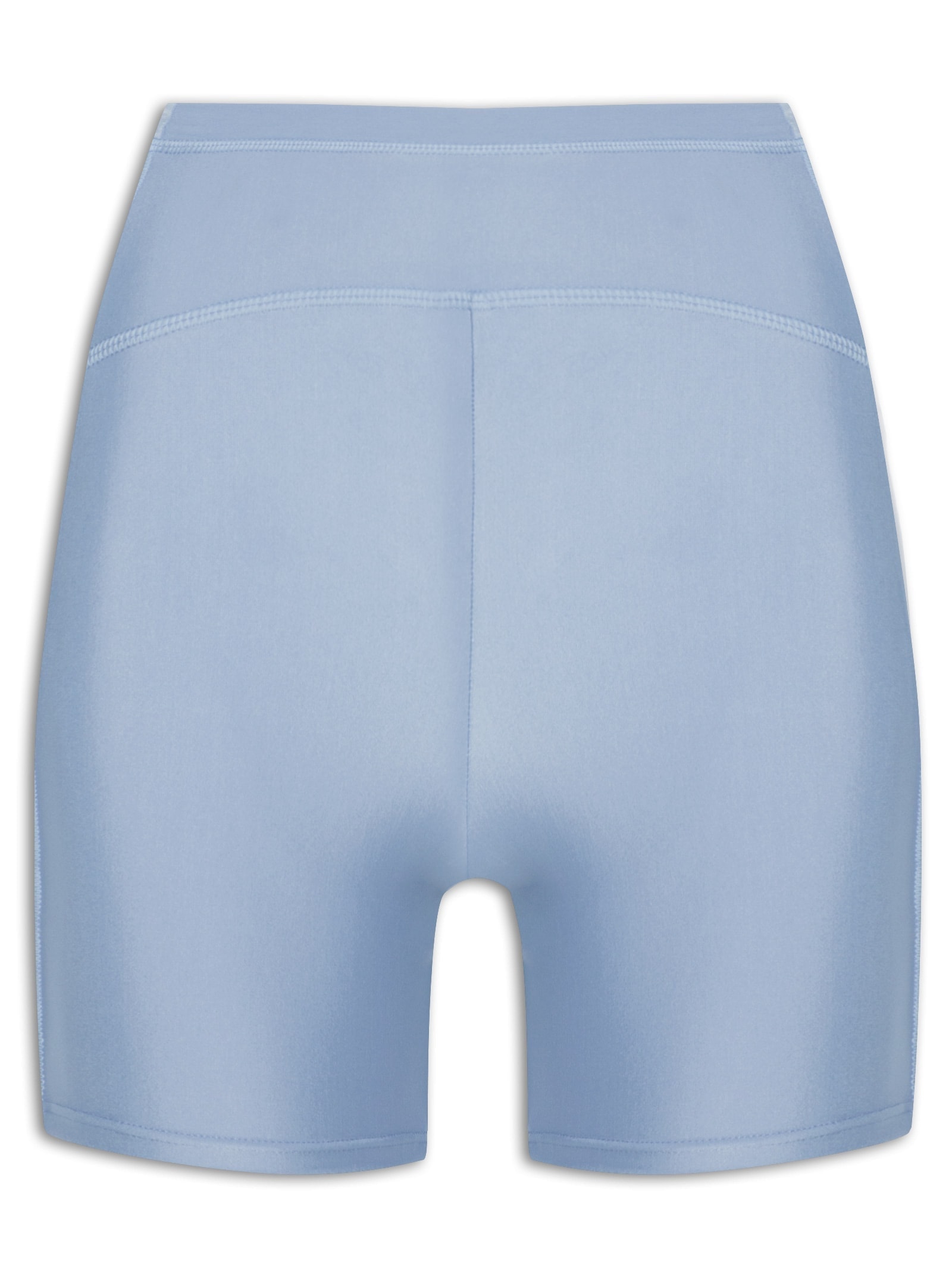 Short Feminino Biker Liso Azul Body For Sure