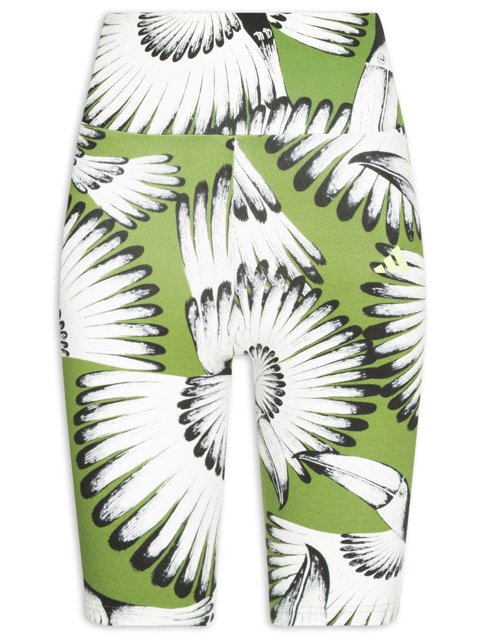 Short Feminino Biker Off White Adidas + Farm