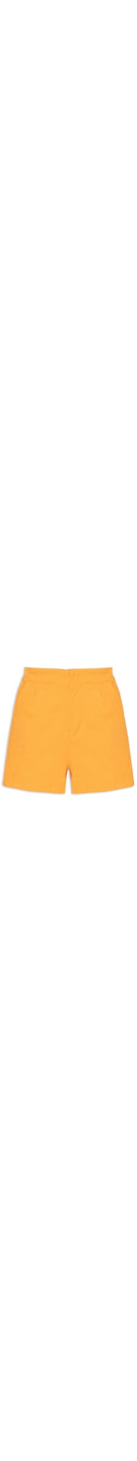 Short Feminino Bolso Alfaiataria - Laranja