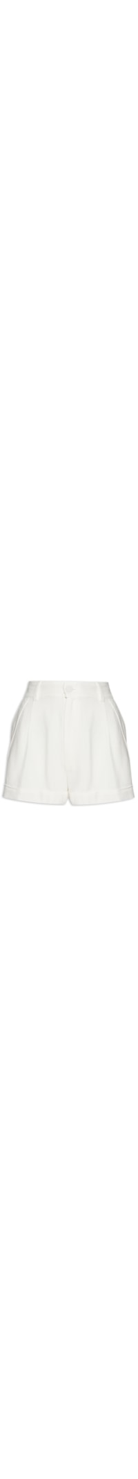 Short Feminino Bolso Estruturado - Off White