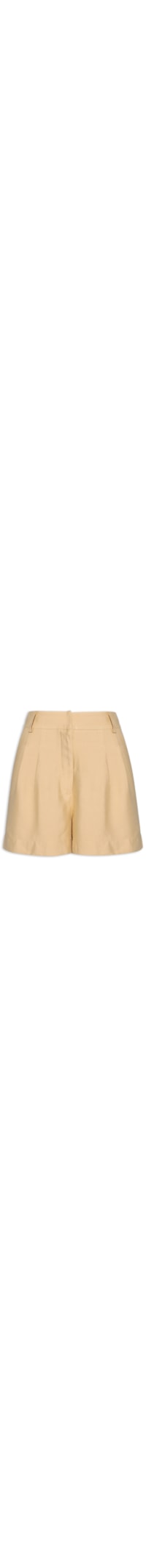 Short Feminino Bolso Faca - Bege