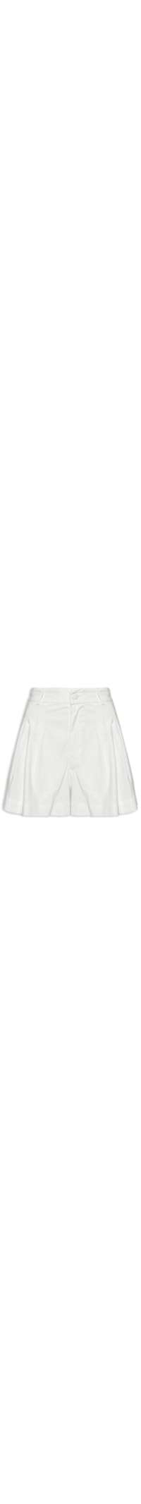 Short Feminino Bolso Viés - Off White