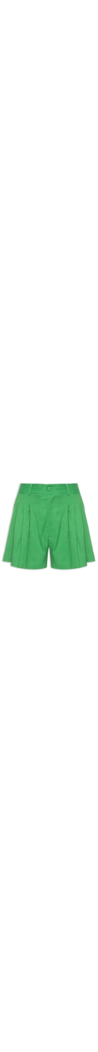 Short Feminino Bolso Viés - Verde