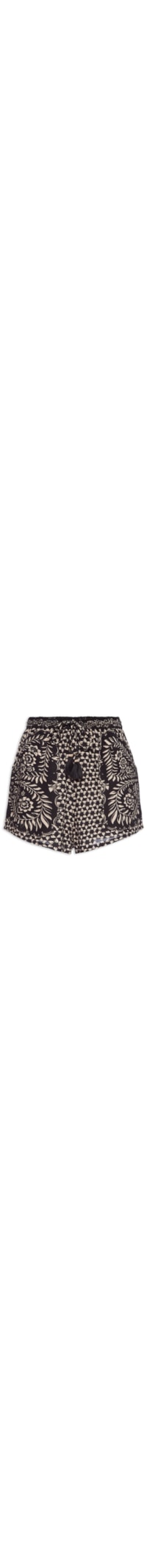 Short Feminino Borbolina - Preto