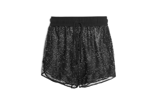 Short Feminino Bordado - Preto
