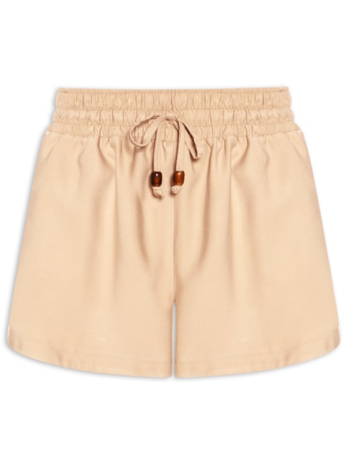 Short Feminino Boxer Cintura Média – Marrom