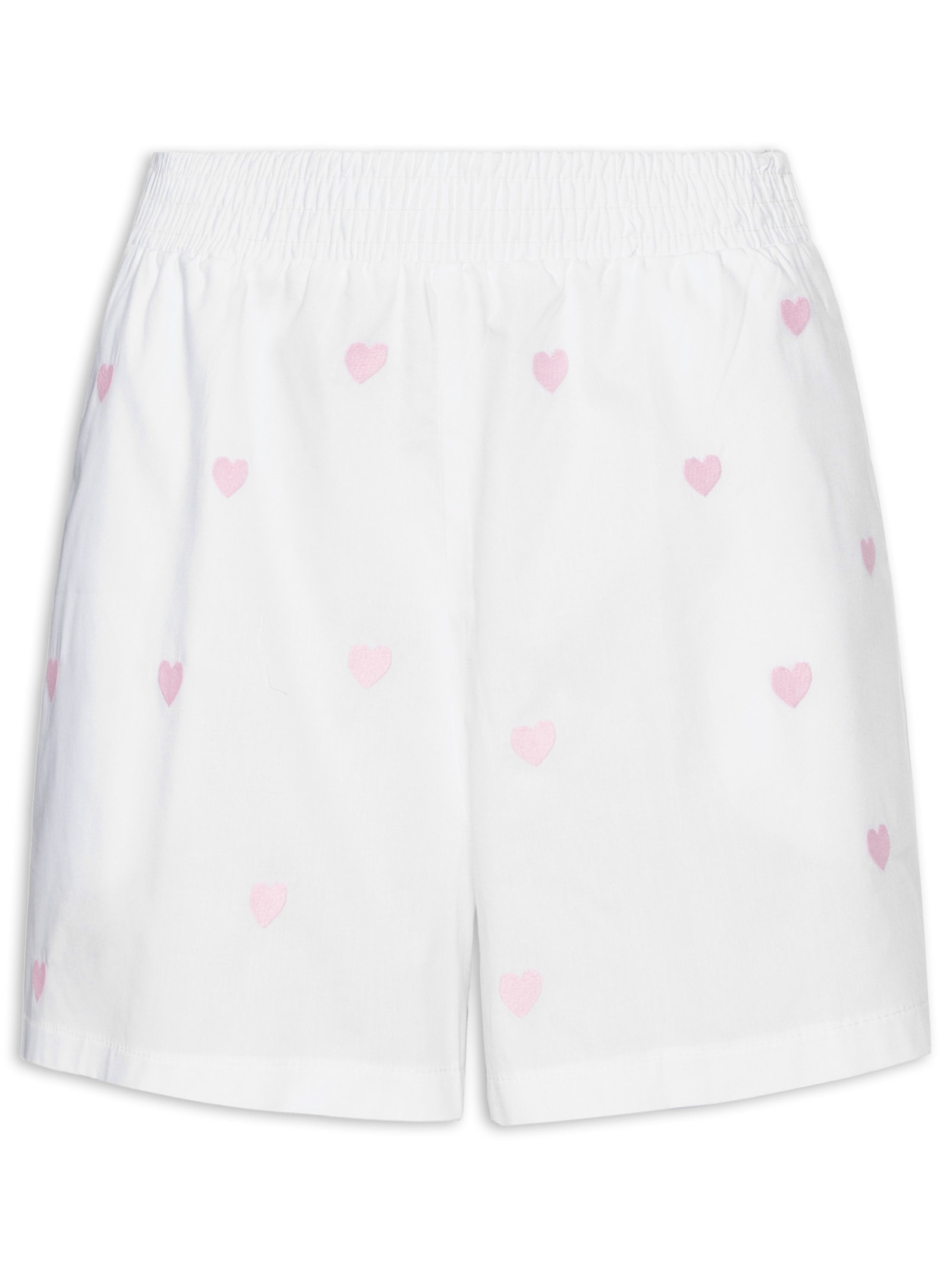 Short Feminino Boxer Com Bordado Branco My Favorite Things