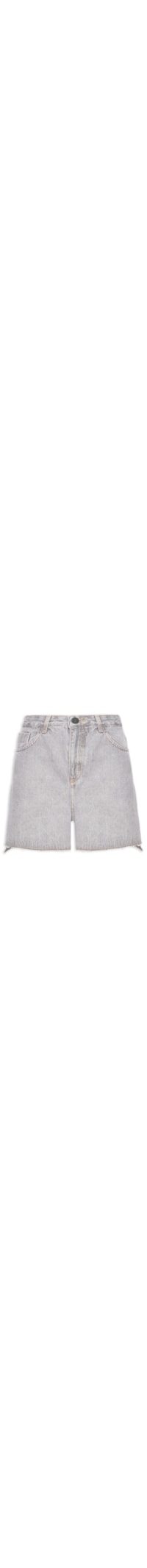 Short Feminino Boyfriend Jeans - Cinza
