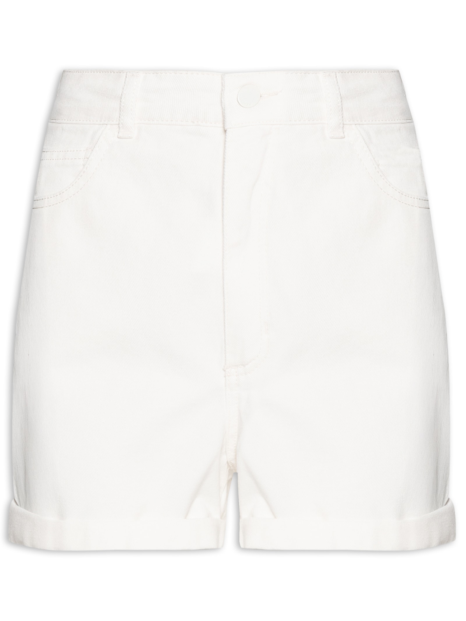 Short Feminino Branco Hering