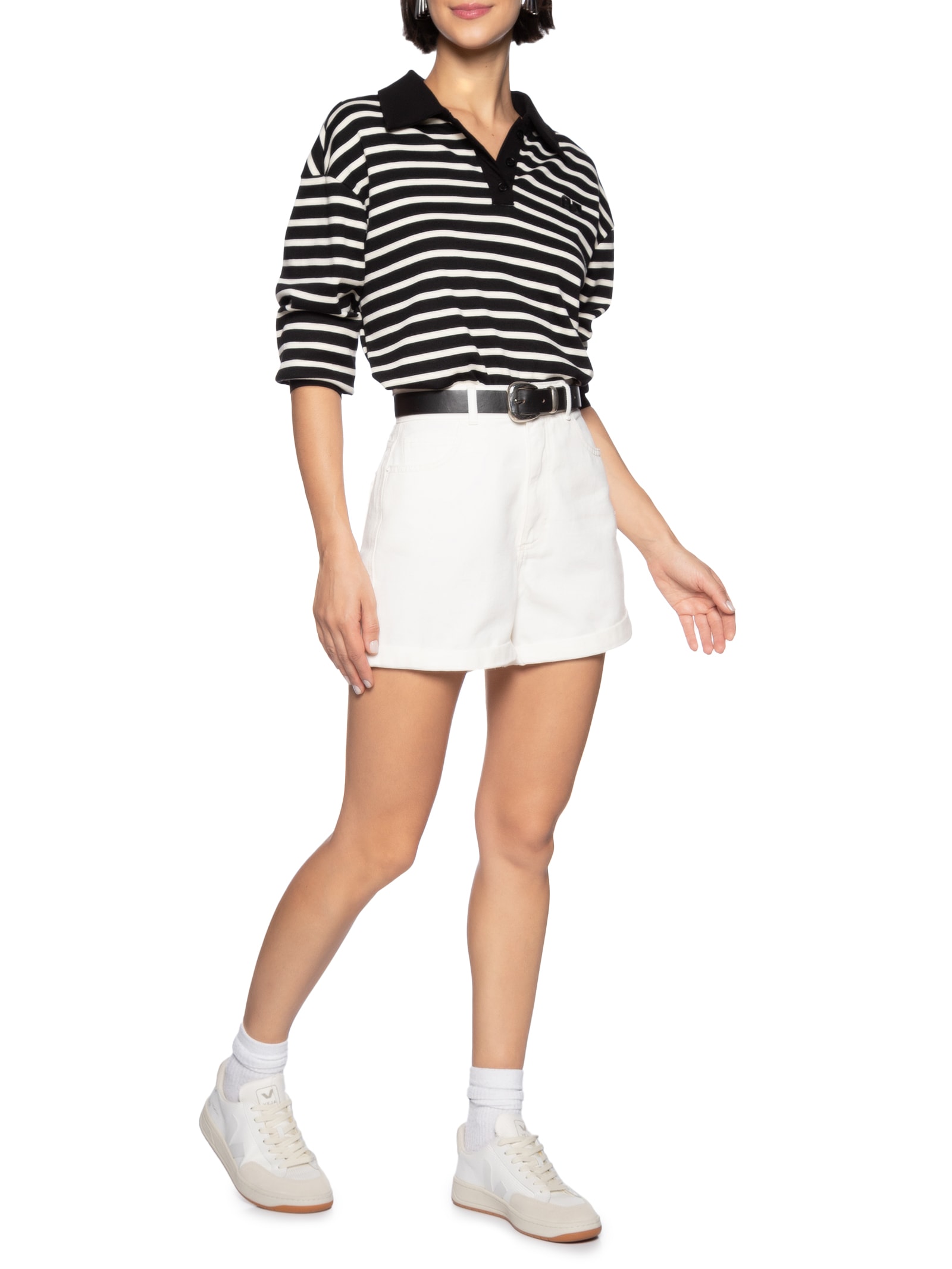 Short Feminino Branco Hering