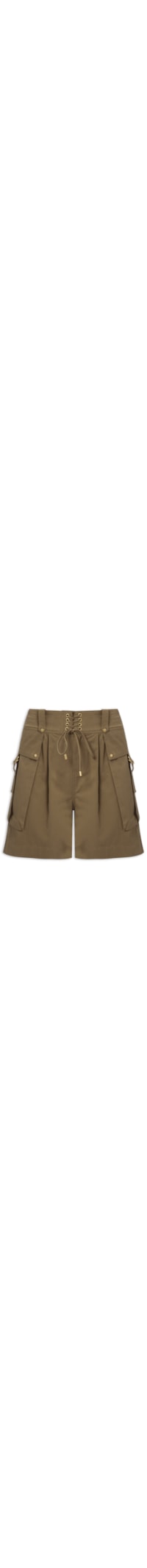 Short Feminino Cargo - Verde