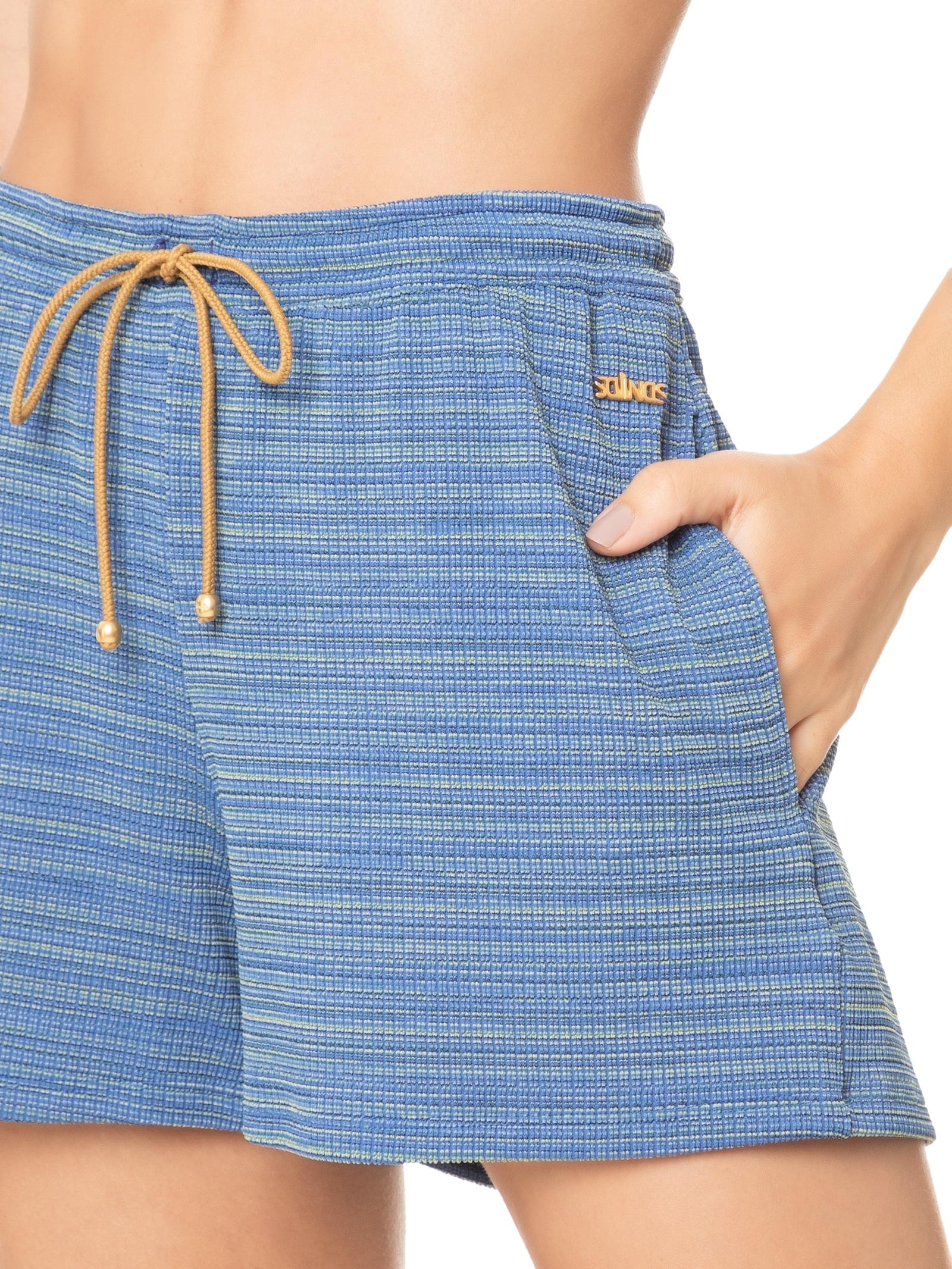 Short Feminino Chanel Azul Salinas