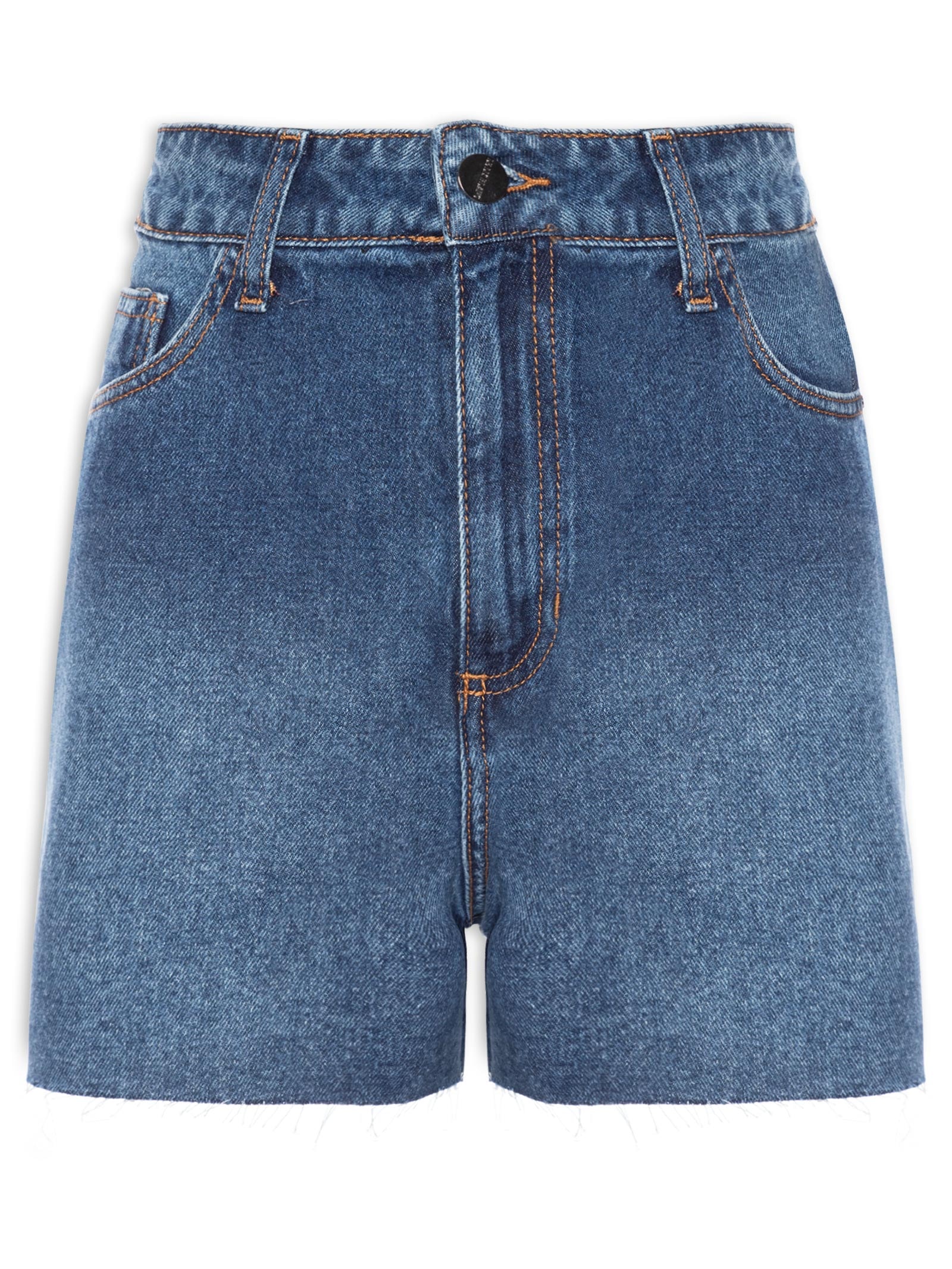 Short Feminino Cibele Patch Azul Le Lis