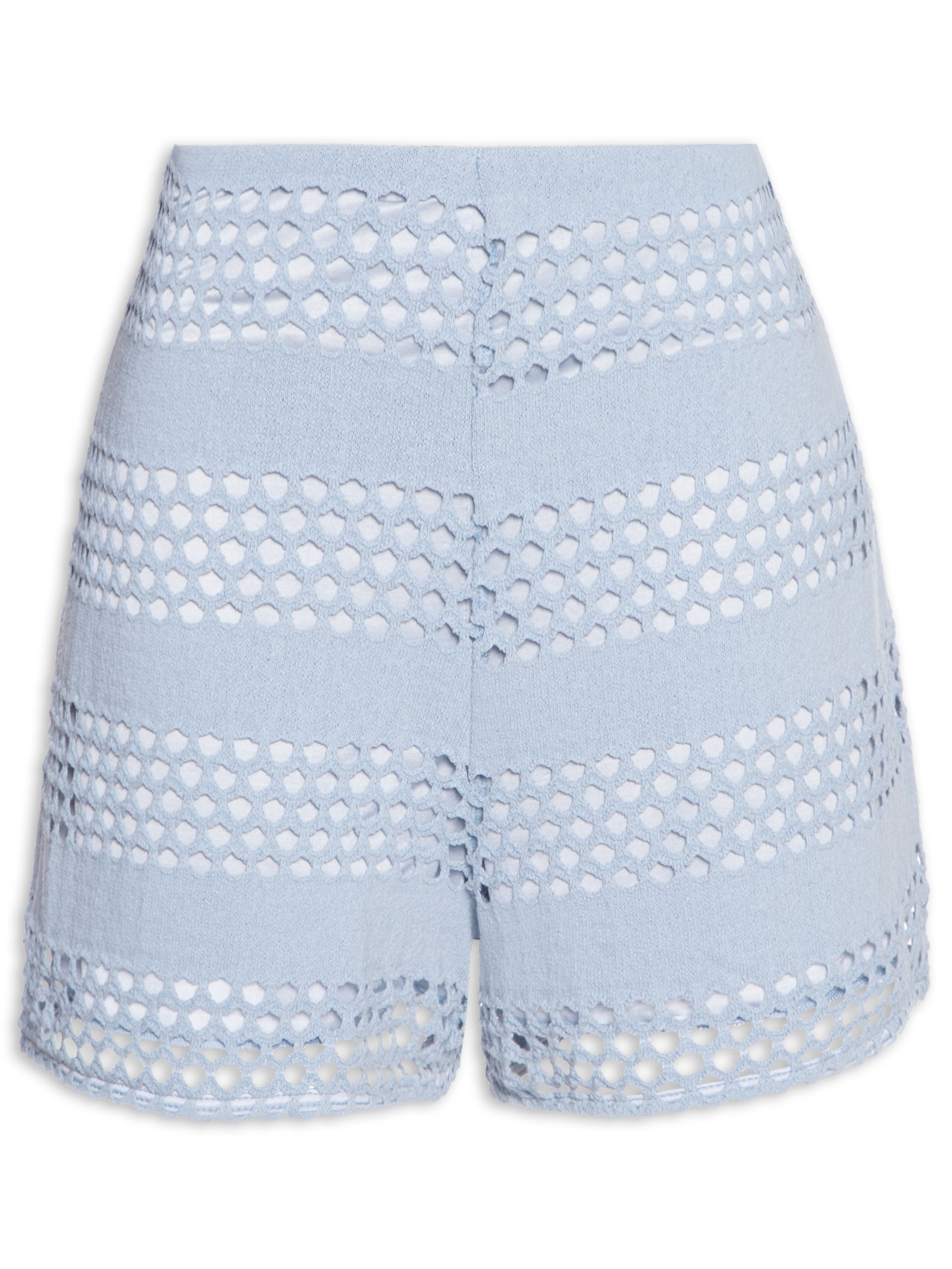 Short Feminino Cintura Alta Azul My Favorite