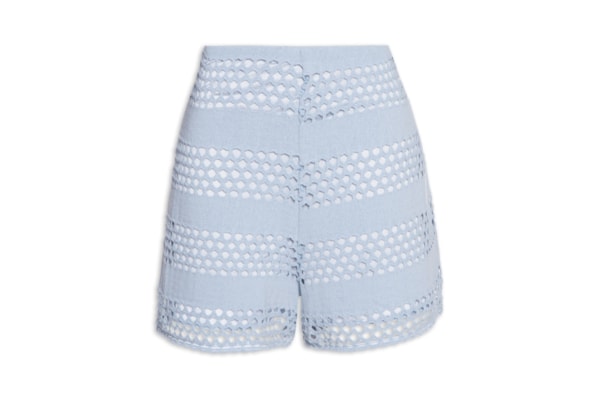 Short Feminino Cintura Alta - Azul
