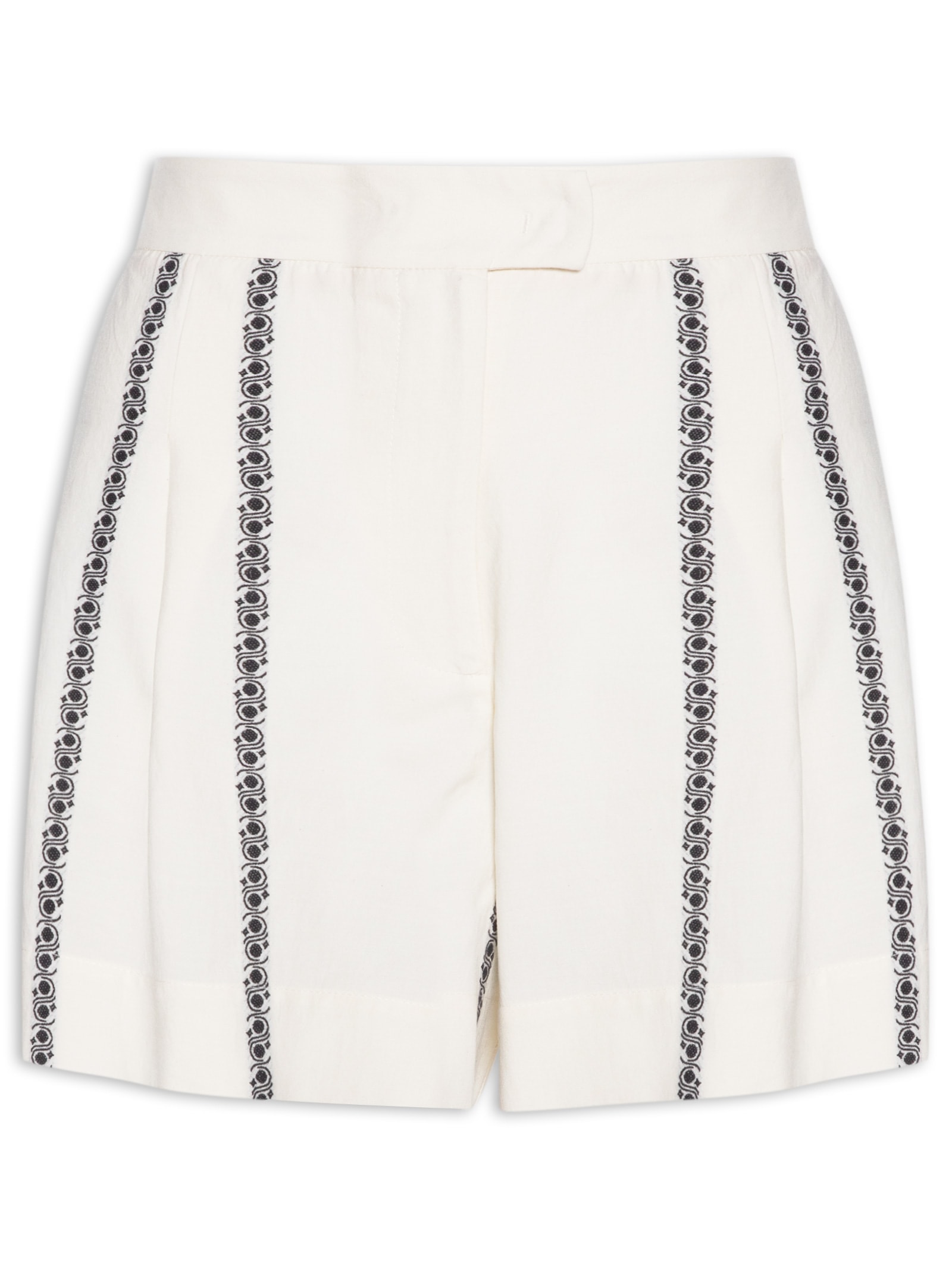 Short Feminino Cintura Alta em Alfaiataria Preto  Animale