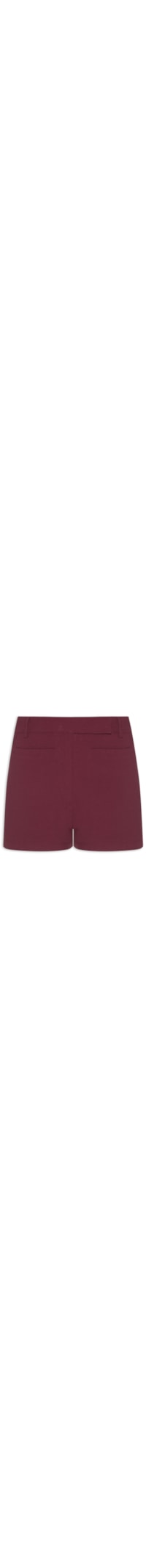 Short Feminino Cintura Alta Em Crepe - Roxo