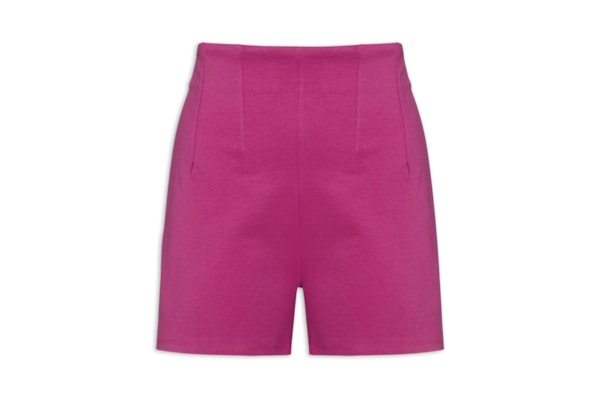 Short Feminino Cintura Alta - Rosa