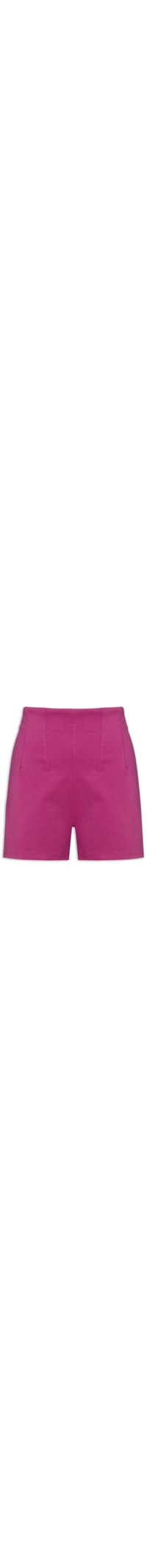 Short Feminino Cintura Alta - Rosa