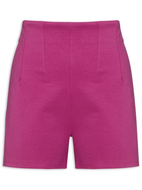 Short Feminino Cintura Alta - Rosa