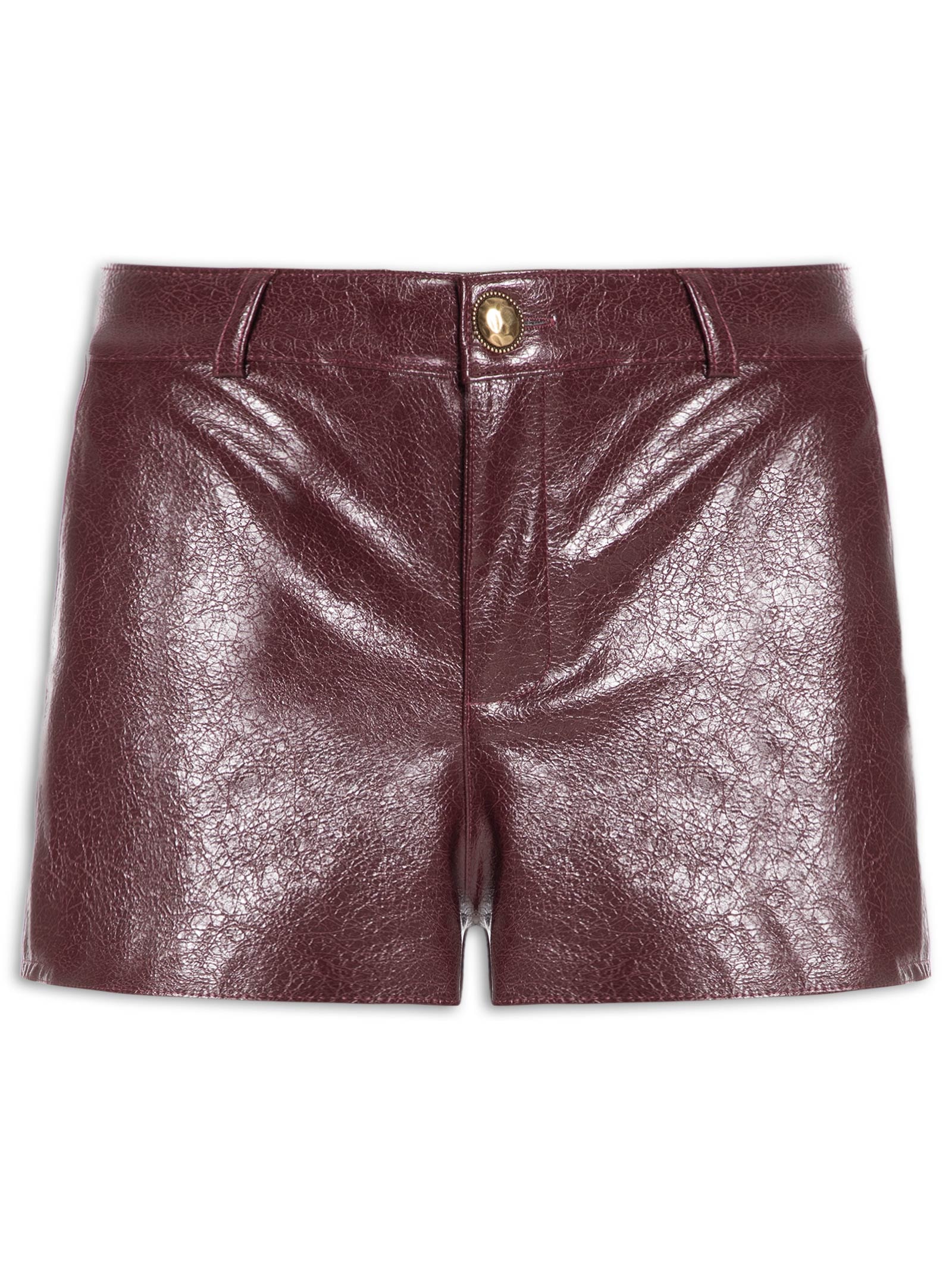 Short Feminino Cintura Baixa Vermelho Lança Perfume