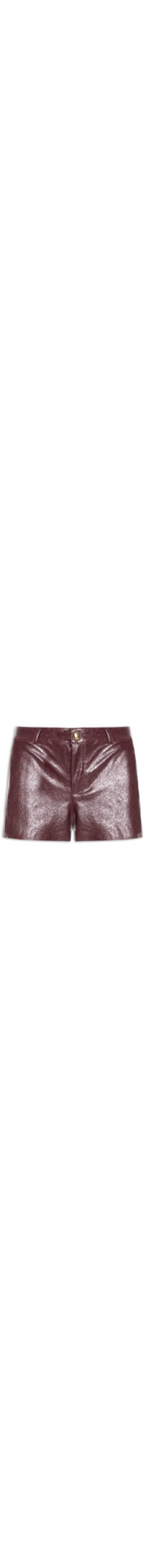 Short Feminino Cintura Baixa - Vermelho