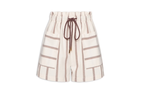 Short Feminino Clouchard Cintura Alta - Branco