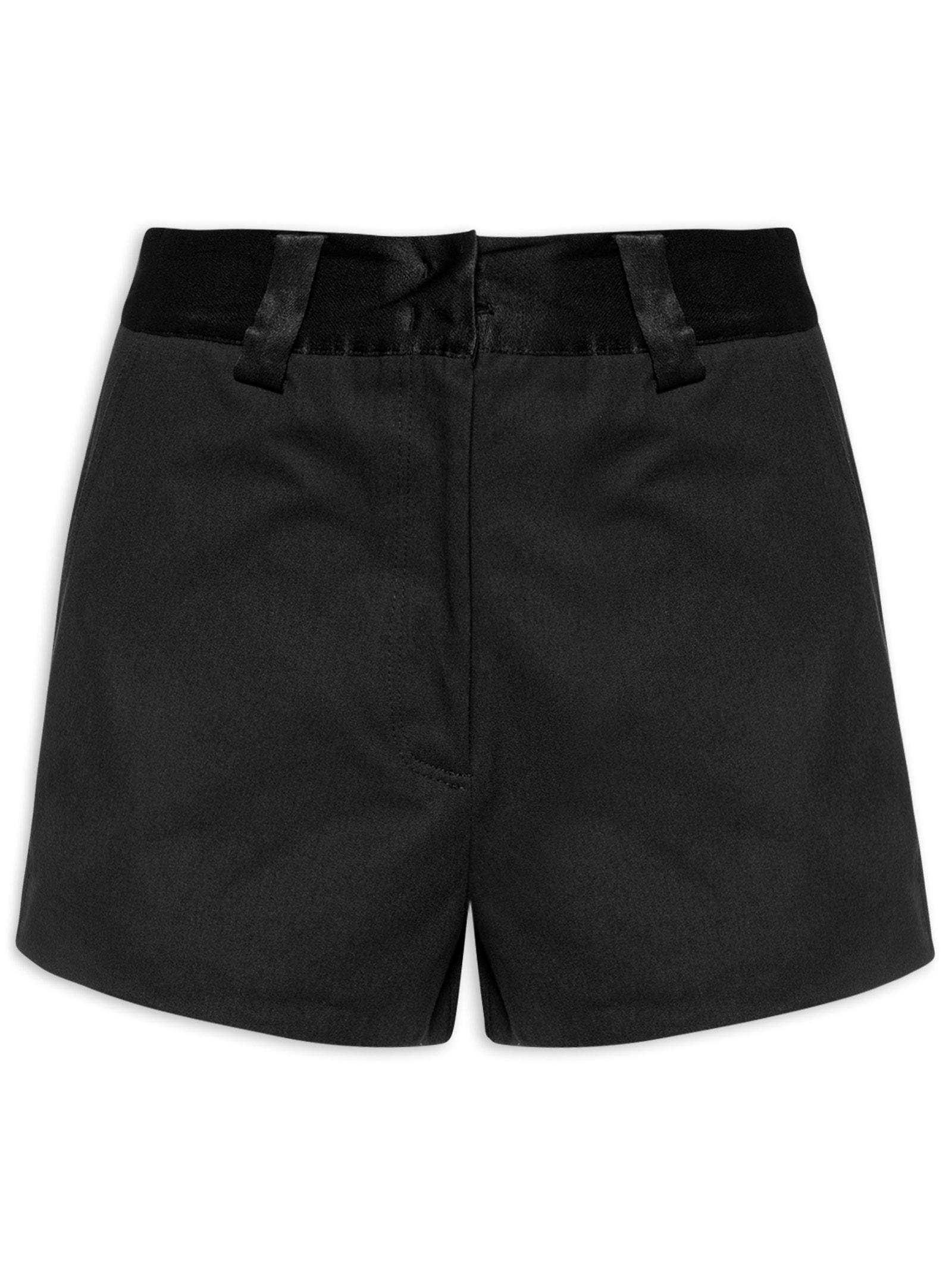 Short Feminino Cós Alfaiate – Preto Animale Jeans
