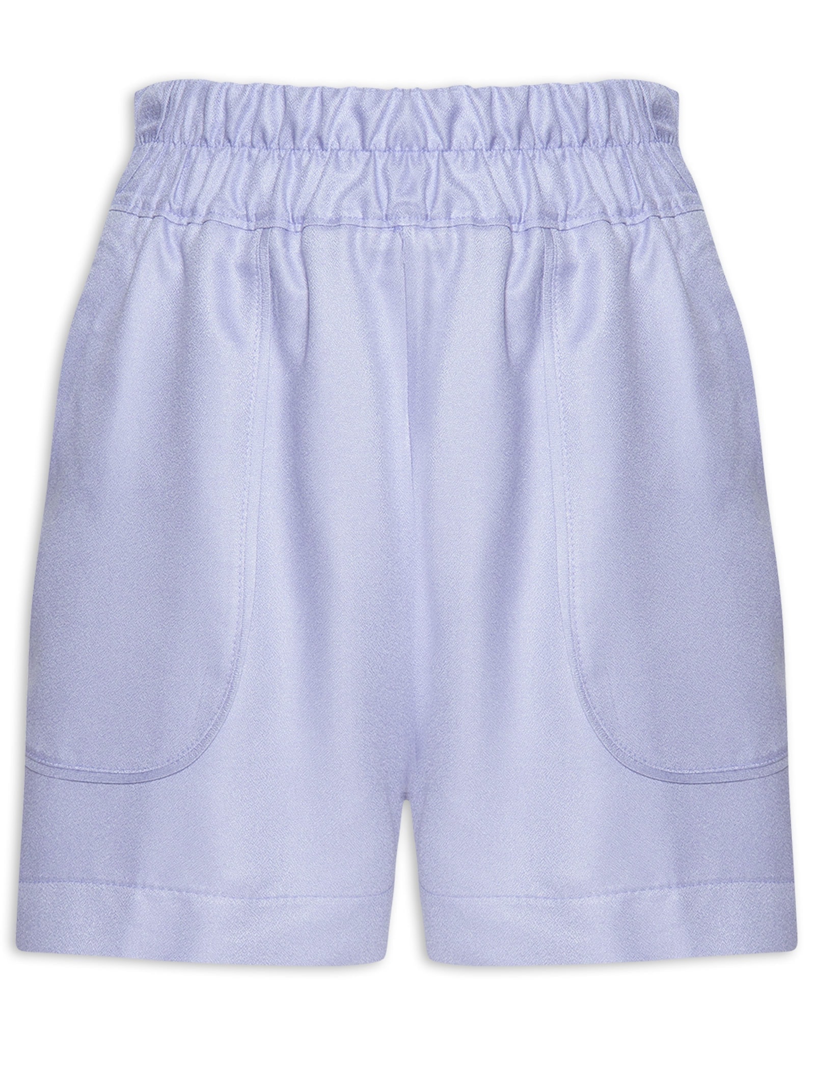Short Feminino Cós Com Elástico Lilás Hering