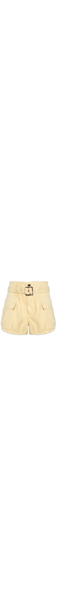 Short Feminino Cós Duplo De Sarja Nude - Bege