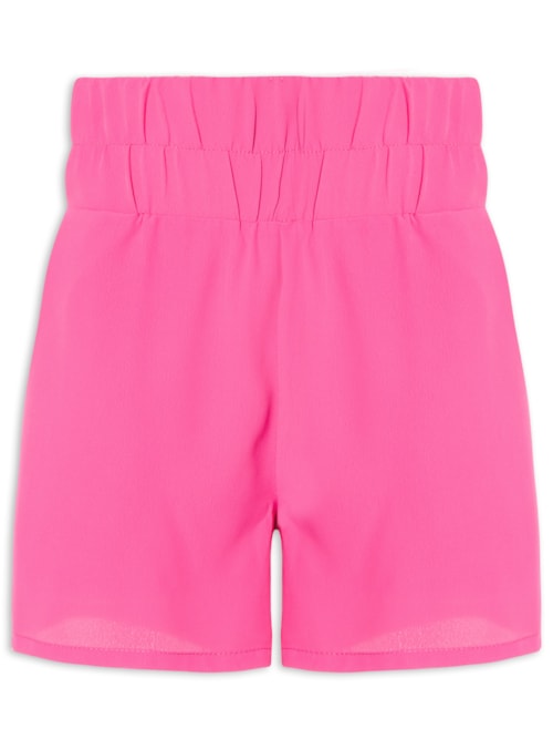 Short Feminino Cós Elástico – Rosa
