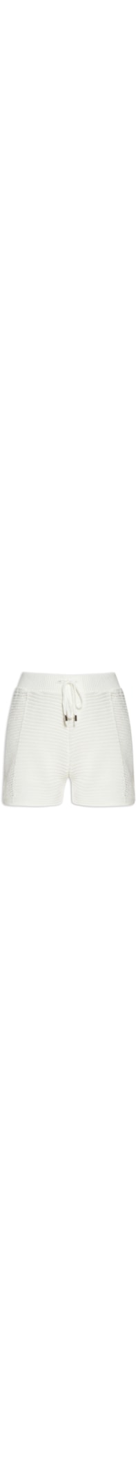 Short Feminino Crochet - Off White