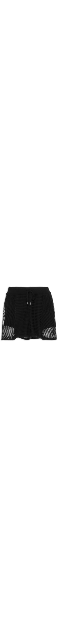 Short Feminino Crochet - Preto