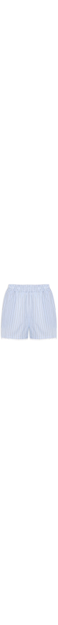 Short Feminino Curto Estampa Listra Litoral - Azul