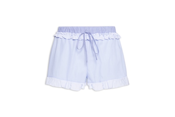 Short Feminino Curto Listra Julia - Azul