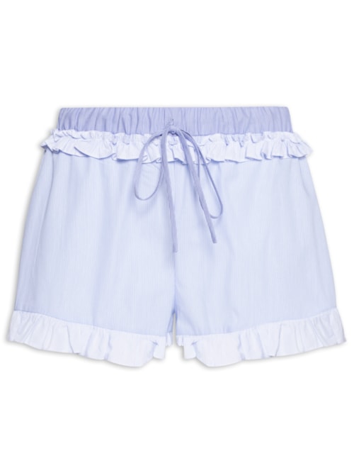 Short Feminino Curto Listra Julia - Azul