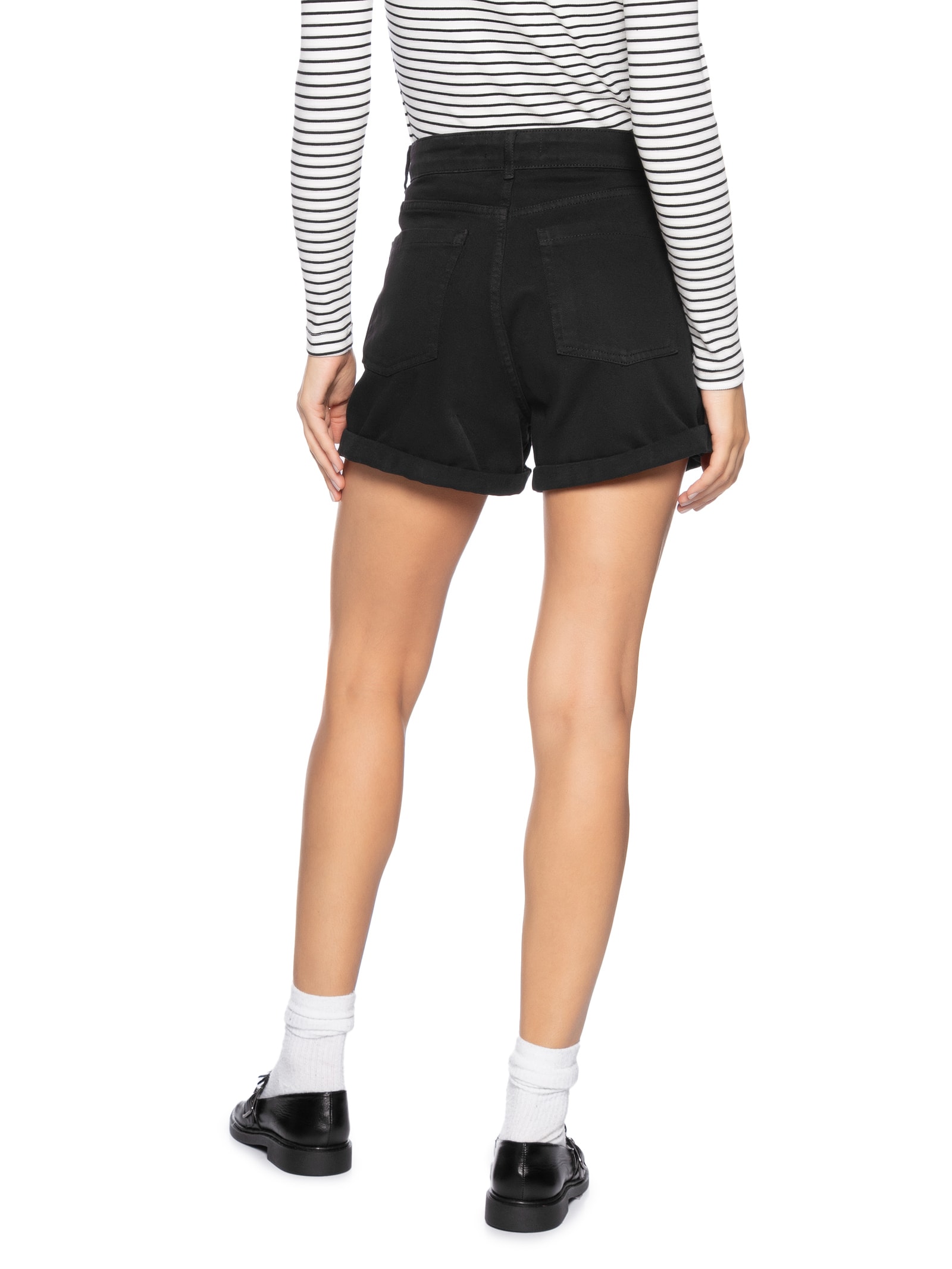 Short Feminino Curto Preto Hering