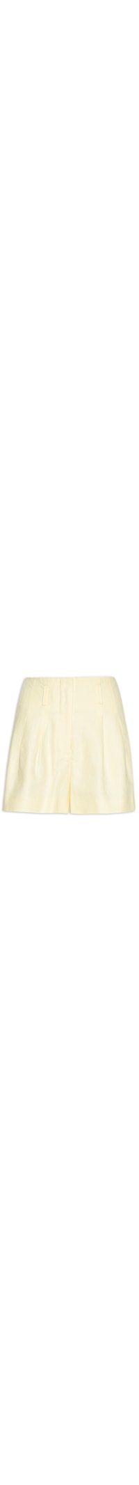 Short Feminino De Linho Manha - Amarelo